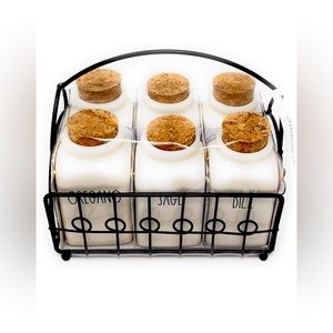 🆕Rae Dunn spice caddy spices